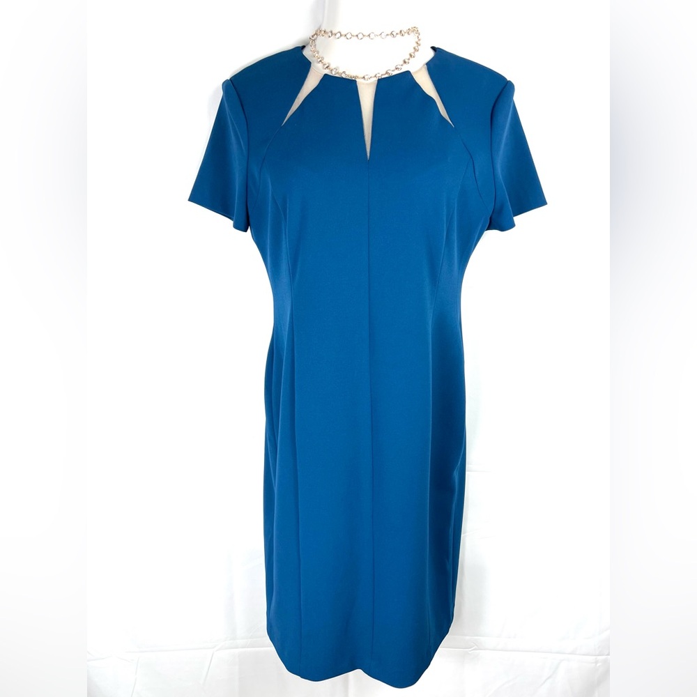Calvin Klein Teal Midi Dress